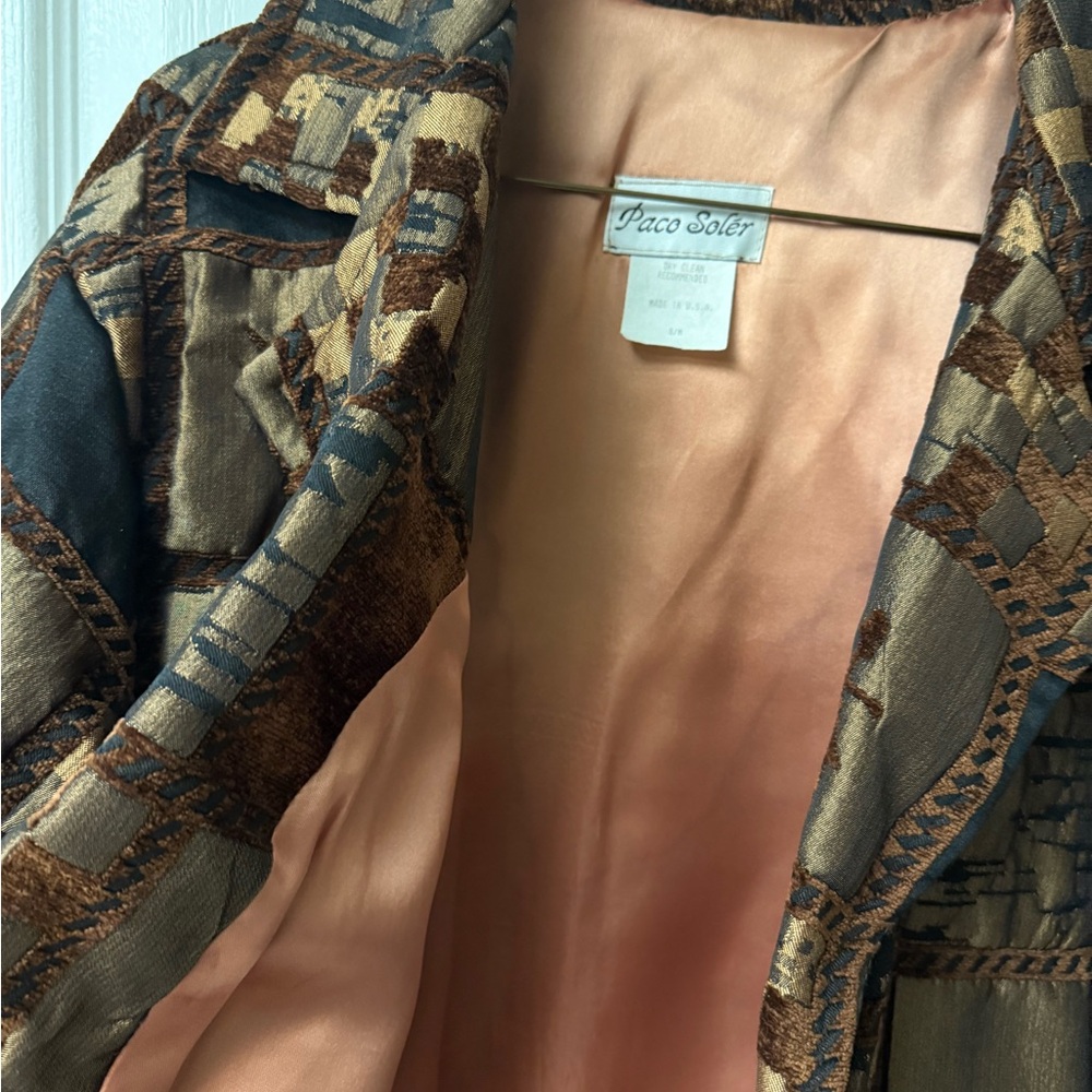 Patchwork Brown Jacket - image 3